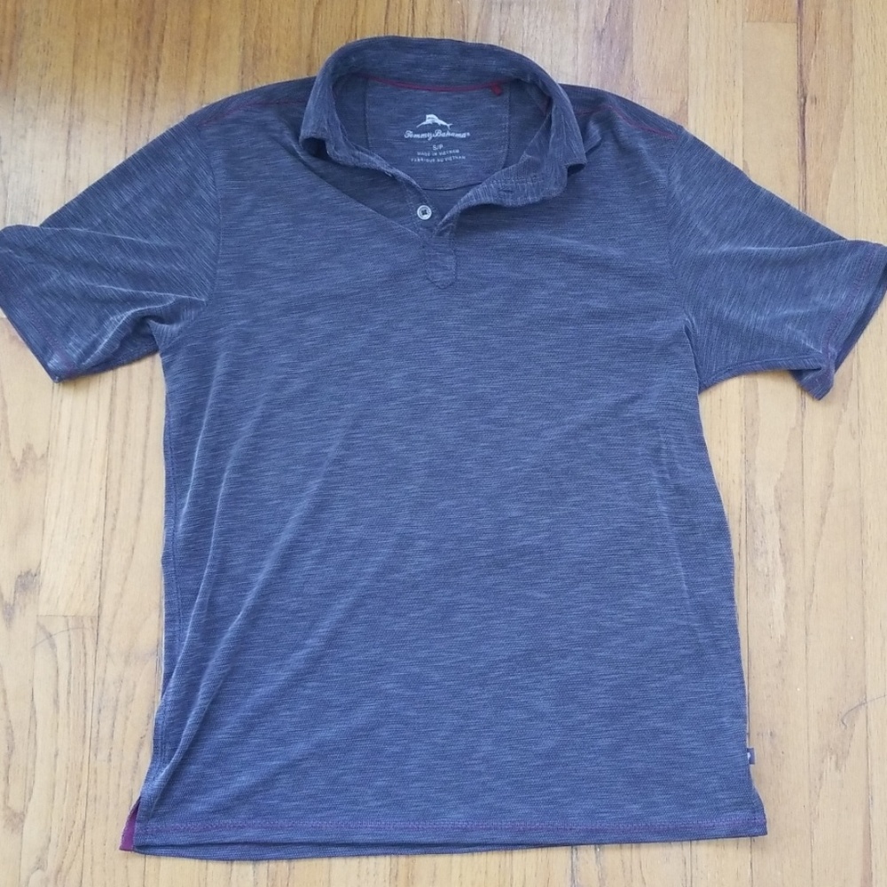 Tommy Bahama Dark grey polo